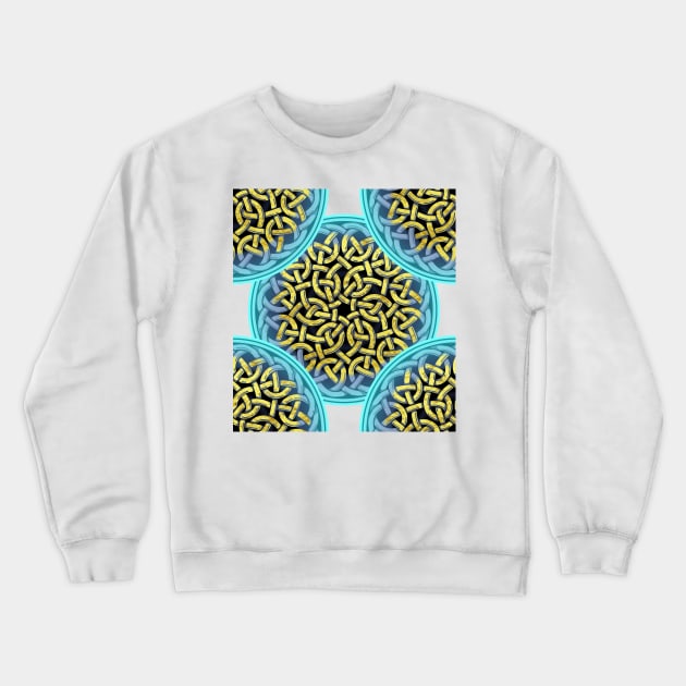 Artdeco Victorian Labyrinth Crewneck Sweatshirt by Nisuris Art